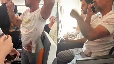 Sulm me thikë mes pilotëve, avioni me&hellip;