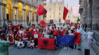 Milano në mbështetje të protestave në Tiranë,&hellip;