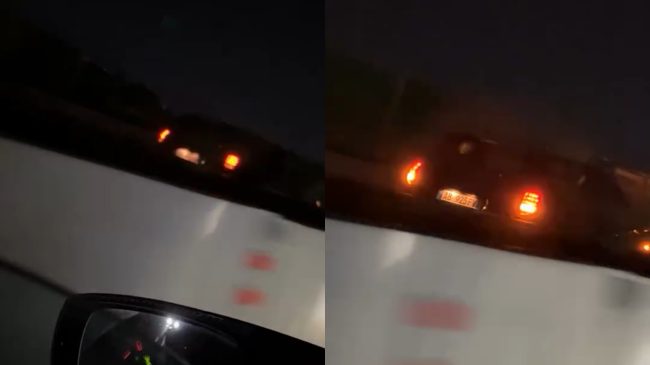 “Çmenduri” në autostradën Thumanë-Kashar, automjeti lëviz kundërvajtje
