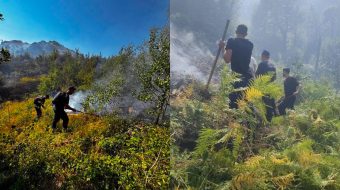 Zjarrfikësit në vijën e parë të flakëve&hellip;