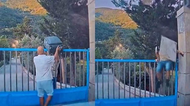 Turisti kalon portën për të ikur nga&hellip;