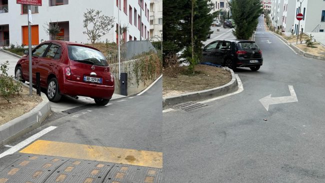 Rruga kthehet në parking te pallatet Kadiu,&hellip;