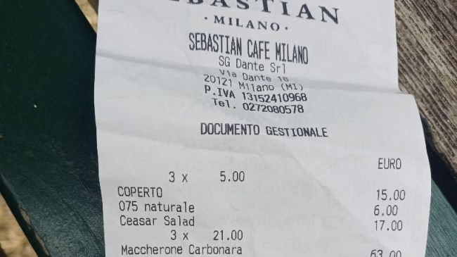 15 € tavolina bosh në Milano, shqiptari:&hellip;