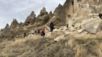 Shembet një formacion shkëmbor në Kapadokia, 2&hellip;