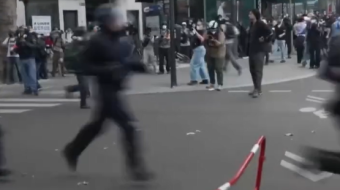Përplasje të dhunshme gjatë protestave në Francë:&hellip;