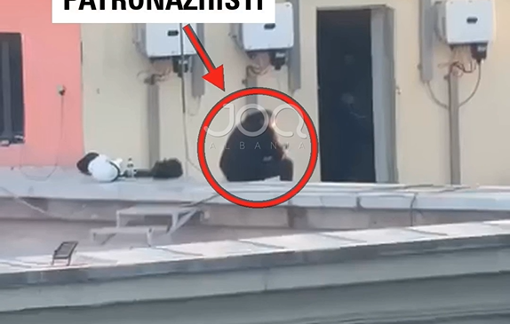 Patronazhisti filmon protestuesit nga tarraca e Kryeministrisë