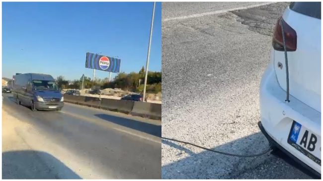 Hekurat e lënë në mes të autostradës&hellip;