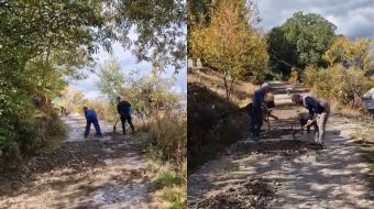 Banorët e Radomirës marrin lopatat në dorë,&hellip;