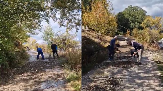 Banorët e Radomirës marrin lopatat në dorë,&hellip;