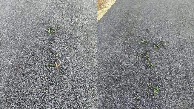 Vetëm pak ditë pas asfaltimit, në rrugën&hellip;
