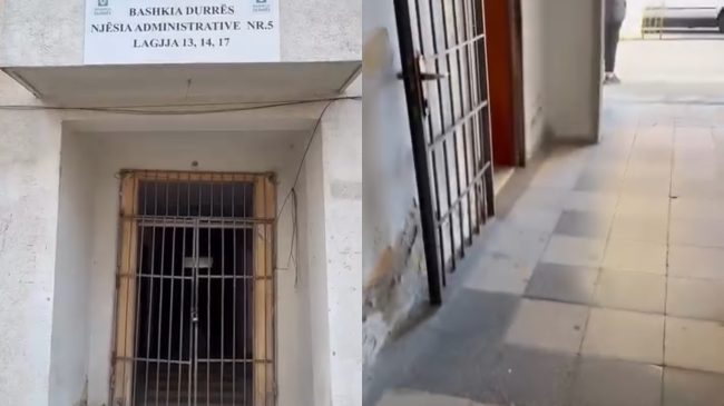 Myk në muret e gjendjes civile Durrës,&hellip;